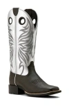 Ariat Round Up Ryder Western Boot In Gray