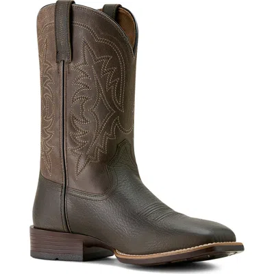 Ariat Ryden Ultra Wide Square Toe Cowboy Boot In Brown