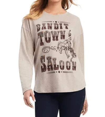 Ariat Saloon Top In Oatmeal