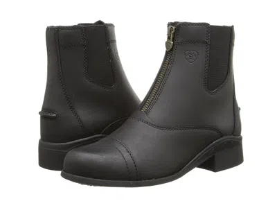 Ariat Scout Zip Paddock (little Kid/big Kid) Cowboy Boots Black : 5 Big Kid M, Full Grain Leather