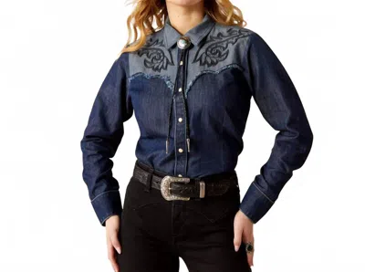 Ariat Second Fiddle Shirt In Blue
