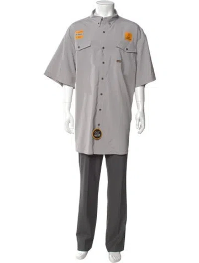 Pre-owned Ariat Short Sleeve Shirt W/ Tags In Gray