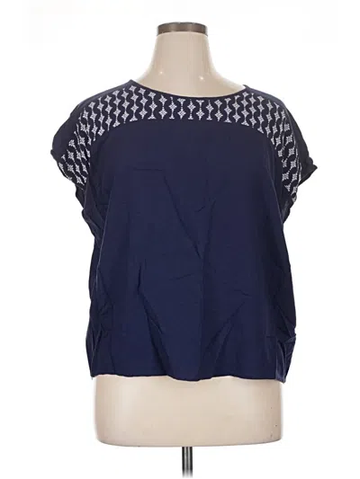 Pre-owned Ariat Short Sleeve T-shirt In Blue