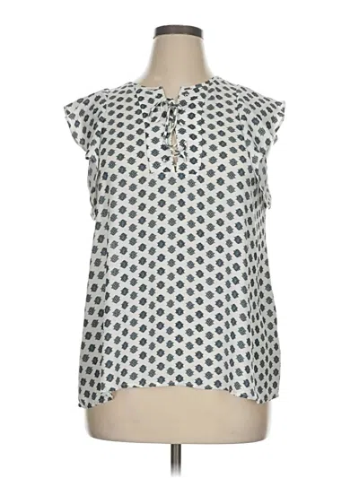 Pre-owned Ariat Sleeveless Blouse In White