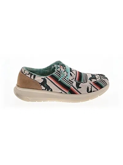 Pre-owned Ariat Sneakers In Green
