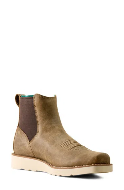 Ariat Southlite Leather Chelsea Boot In Burgundy