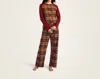 Ariat Southwest Print Western Pajama Set In Brown