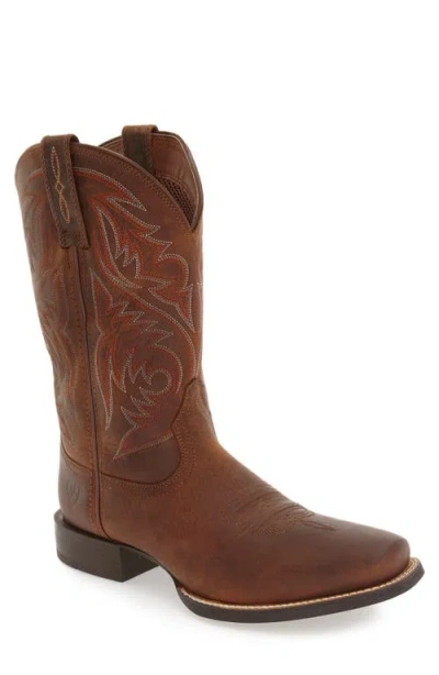 Ariat 'sport Herdman' Cowboy Boot In Brown