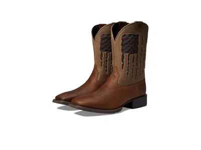 Ariat Sport My Country Venttek Western Boot In Brown