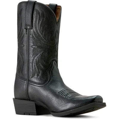 Ariat Sport Narrow Cutter Toe Cowboy Boot In Black