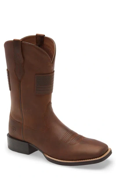 Ariat Sport Patriot Ii Cowboy Boot In Brown