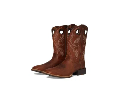 Ariat Sport Rodeo Cowboy Boots Cowboy Boots Aged Tan Elephant Print: 11.5 M In Multi