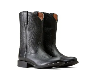 Ariat Sport Stratten Cowboy Boots Black Deertan : 9.5 D - Medium