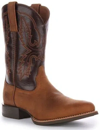 Pre-owned Ariat Sport Stratten Mens Brown Size Us 6 - 13