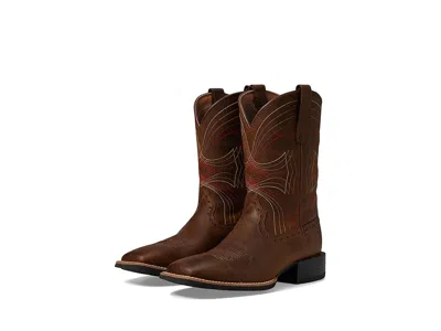 Ariat Sport Wide Square Toe Cowboy Boots Distressed Brown : 11 Ee - Wide, Leather