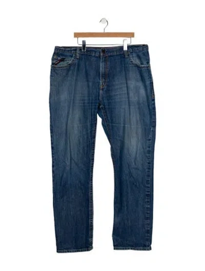 Pre-owned Ariat Straight-leg Jeans In Blue