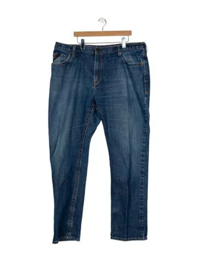 Pre-owned Ariat Straight-leg Jeans In Blue