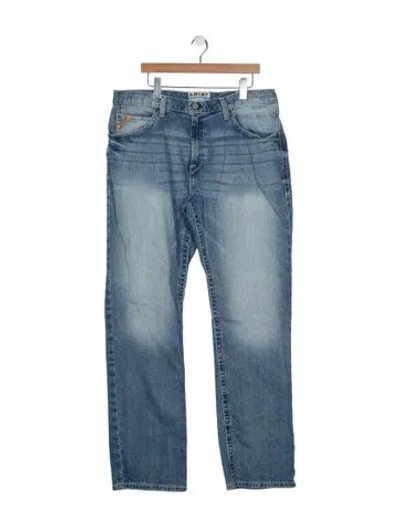 Pre-owned Ariat Straight-leg Jeans In Blue