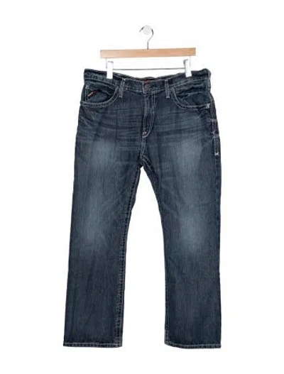 Pre-owned Ariat Straight-leg Jeans In Blue
