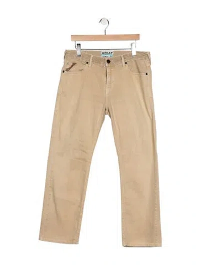 Pre-owned Ariat Straight-leg Jeans In Neutral