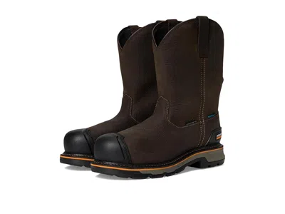 Ariat Stump Jumper Pull-on Boa Waterproof Composite Toe Work Boot Cowboy Boots Iron Coffee : 9.5 Ee - Wide In Brown