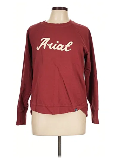 Pre-owned Ariat Sweatshirt In Burgundy