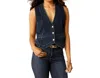 Ariat Tailored Vest In Midnight In Multi