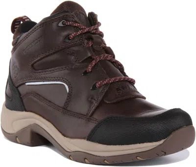 Pre-owned Ariat Telluride Ii H2o Womens Lace Up Leather Ankle Boot In Brown Size Us 5 - 11