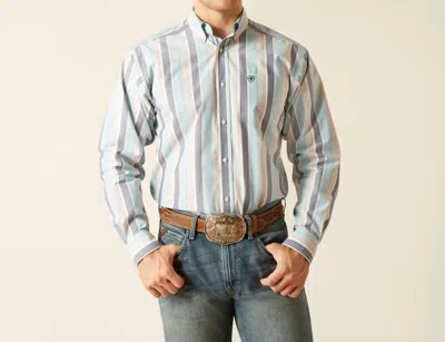 Ariat The Pro Series Elliot Shirt In Light Blue