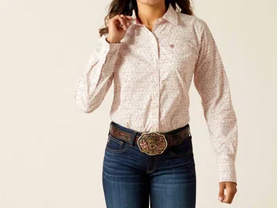 Ariat The Union Star Kirby Stretch Shirt - Plus In Dark Mauve In Multi