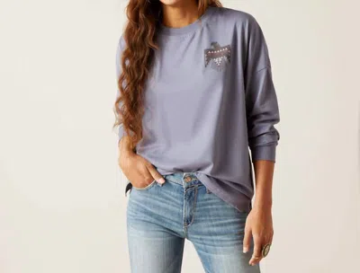 Ariat Thunderbird T-shirt In Folkstone Grey In Multi