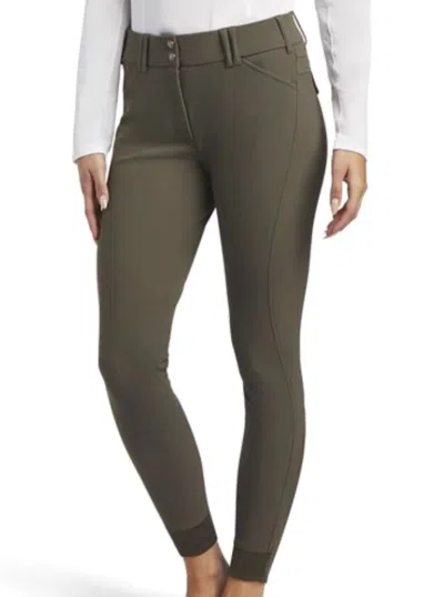 Ariat Tri Factor Knee Patch Breech In Banyan Bark In Green