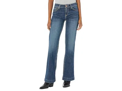Ariat Trouser Perfect Rise Maggie Wide Leg Jeans In Blue