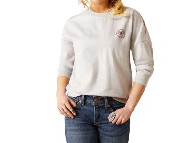 Ariat True West Oversized Shirt In Heather_grey