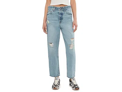 Ariat Ultra High Rise Tomboy Relaxed Straight Leg Jeans In Blue