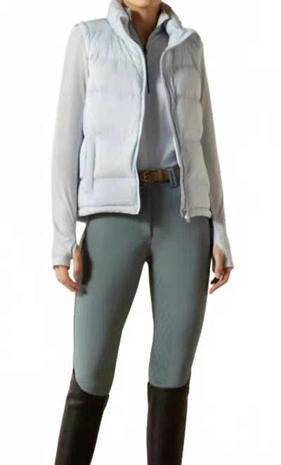Ariat Ultrapuff Down Vest In Skyway In White