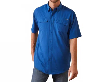 Ariat Venttek Outbound Classic Fit Shirt In True Blue