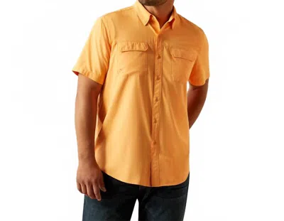 Ariat Venttek Outbound Fitted Shirt In Orange