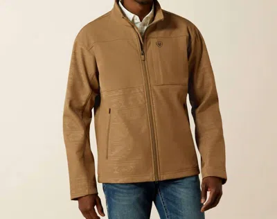 Ariat Vernon Softshell Jacket In Khaki Southwest In Brown