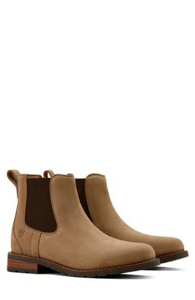 Ariat Wexford 10061290 Boots Mens Caramel Suede Round Toe Chelsea Zogg1365 In Multi