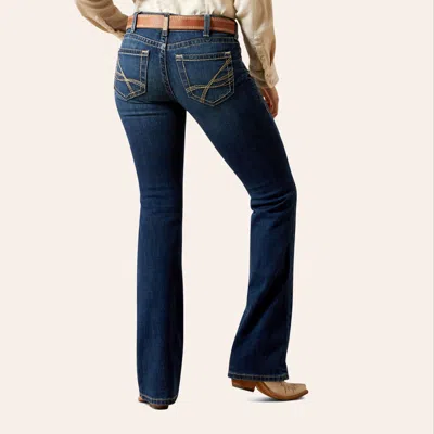 Ariat Women's Barryessa Wash Perfect Rise Bootcut Jeans In Blue