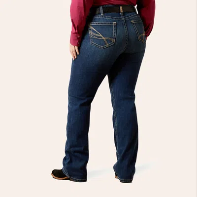 Ariat Women's Barryessa Wash Perfect Rise Bootcut Jeans In Blue