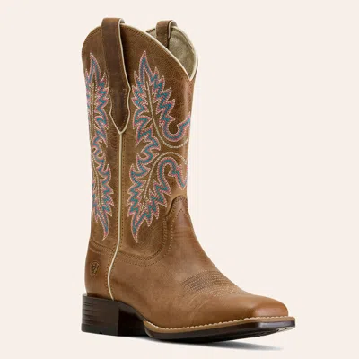 Ariat Women's Canyon Point Mesa Brown Wide Square Toe Cowboy Boots