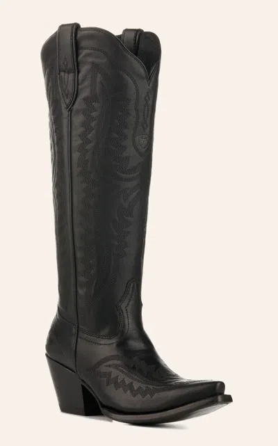Ariat Women's Casanova Obsidian Black Snip Toe Tall Cowboy Boots In Multi