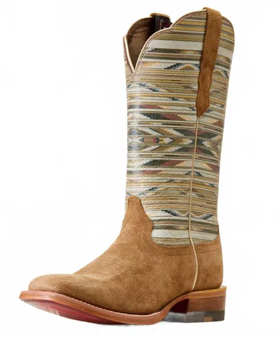 Ariat Women's Chimayo Rough Out Square Toe Boots In Brown