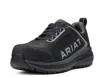 Ariat Women's Comp-toe Outpace Work Athletic Shoe In Black In Black