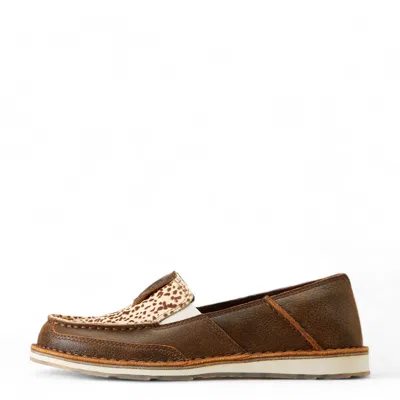 Ariat Women's Cruiser Shoes In Vintage Bomber/ Cheetah Hair On In Multi