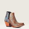 ARIAT WOMEN'S DIXON CHIMAYO WESTERN BOOT IN FIERY TAN & NAVY