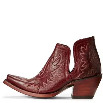 Ariat Women's Dixon Western Boot In Sangria Red In Burgundy