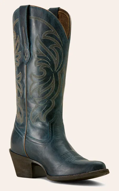ARIAT WOMEN'S FRESH DENIM HERITAGE STRETCHFIT J TOE COWBOY BOOTS